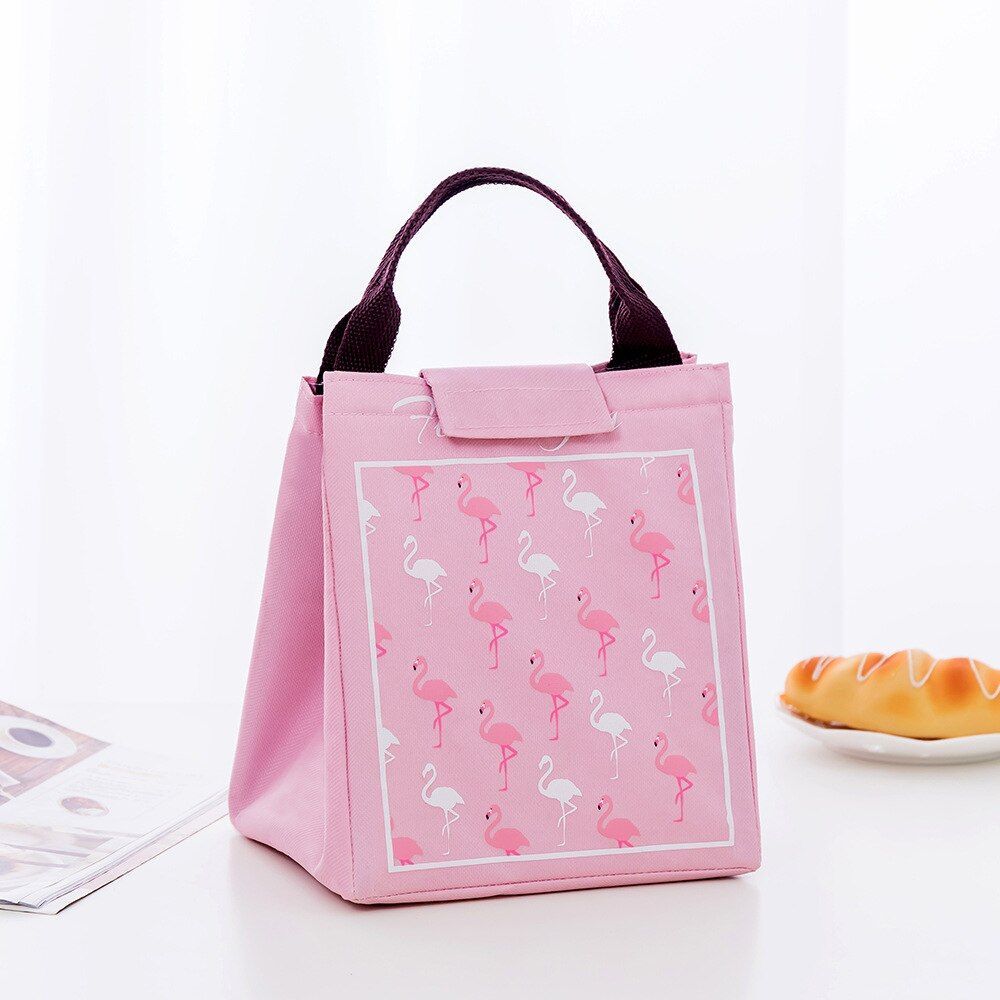 Baby Food Insulation Bag Portable Waterproof Thermal Oxford Lunch Bags Convenient Leisure Cute Cartoon Picnic Tote Baby Storage