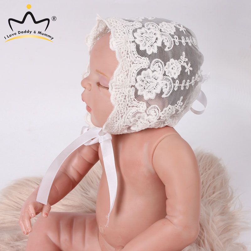 Newborn Photography Props Bonnet Enfant Hat Baby Summer Lace Cap Baby Hat Newborn Photo Props