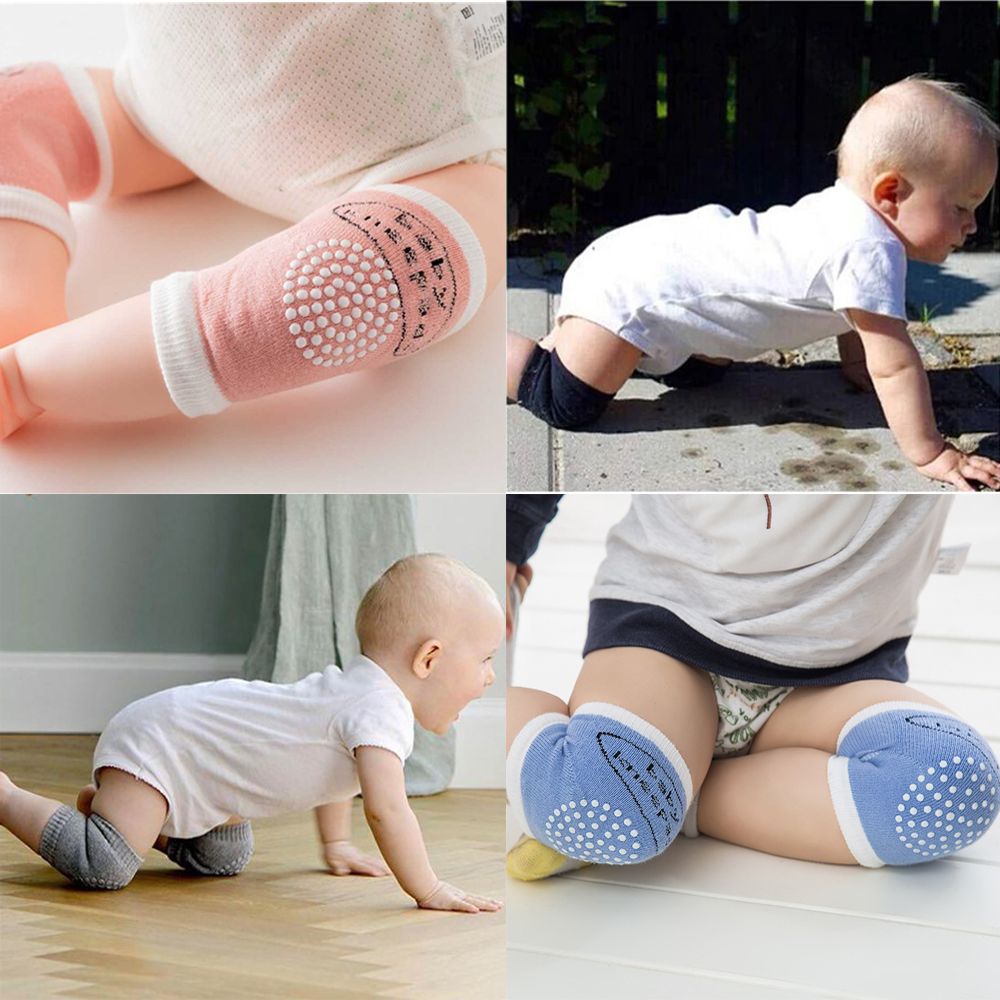 1 Pair Newborn Baby Leg Warmers Anti Slip Baby Knee Guard Knees Protector Baby Crawling Knee Pads