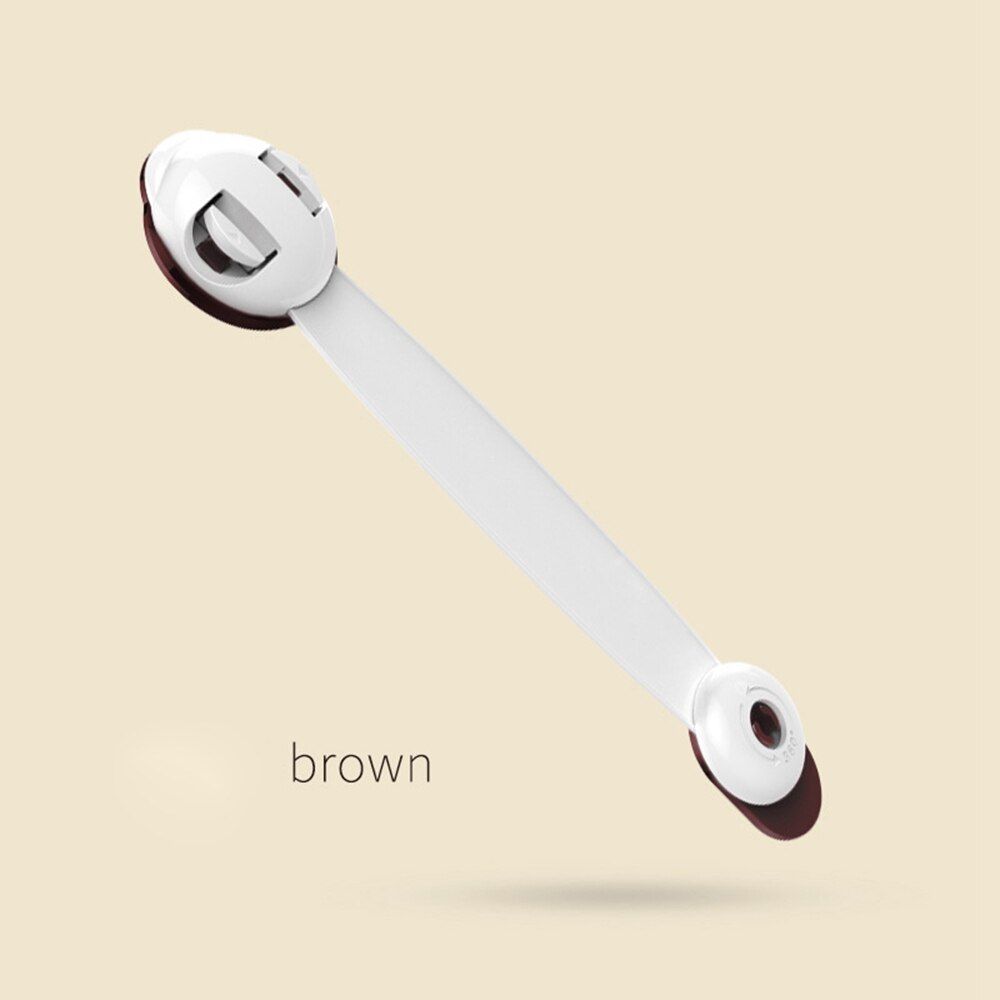 Multi-function Double Button Baby Anti Pinch Drawer Door Refrigerator Lock Children ty Protection Drawer Toilet Lock