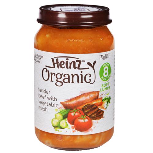 Heinz Tender Beef with vegetable Mush 170gm