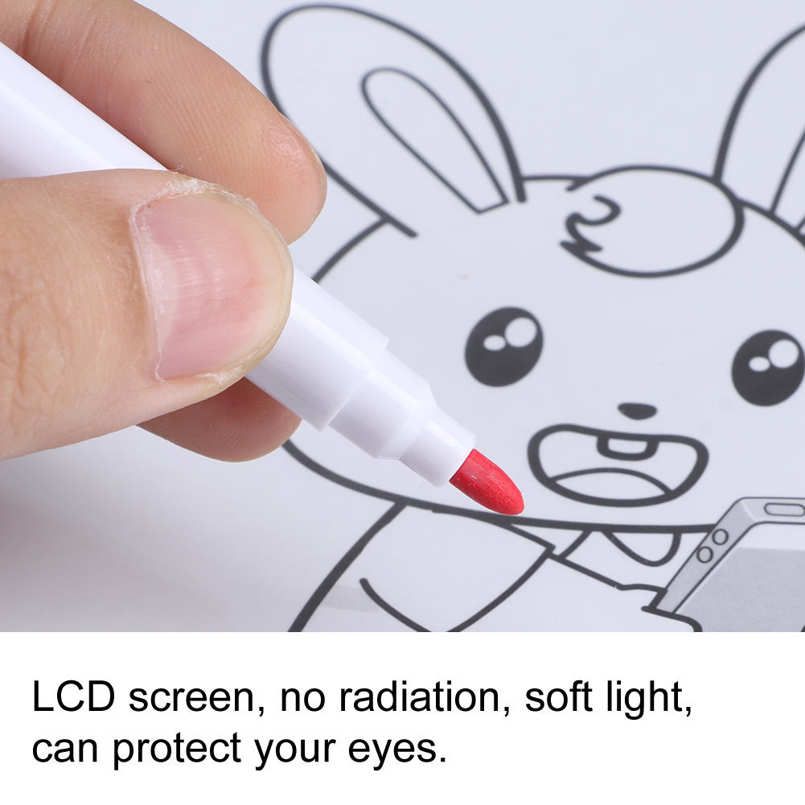 LCD Fluorescent Handwriting Board Drawing Writing Early Educational Painting Toy