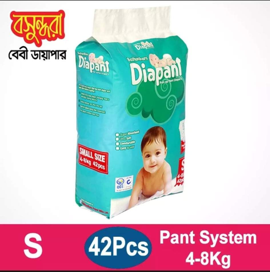Bashundhara Diapant-Standard Series (S)-42 PCS- (4-8Kg)