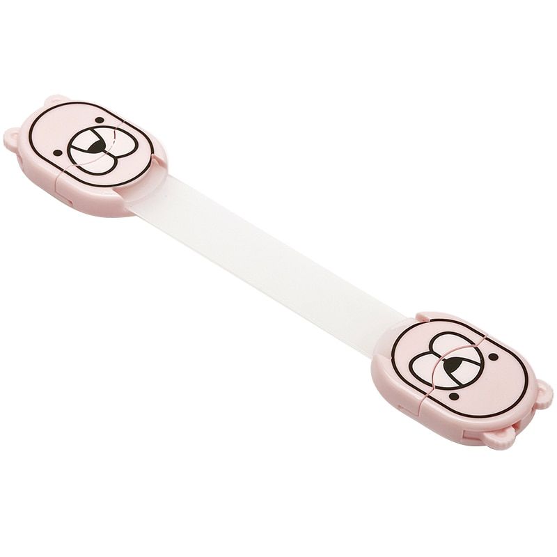2pcs Baby ty LocksDrawer Door Cabinet Cupboard Toilet Locks Baby ty Care Plastic Locks Straps Infant Baby Protection
