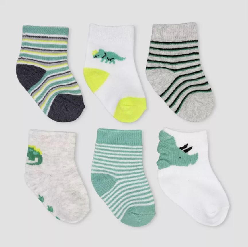CUTE COTTON BABY SOCKS - 6Pair