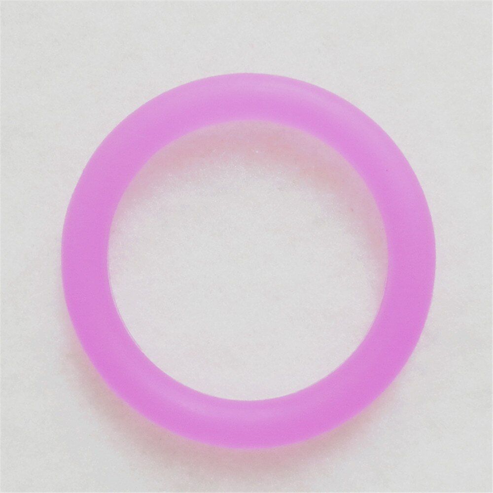 Chenkai 20pcs BPA free silicone adapter O rings for Baby NUK MAM Pacifier Dummy Nursing Pendant Toy Gift Inner Diameter 21.5mm