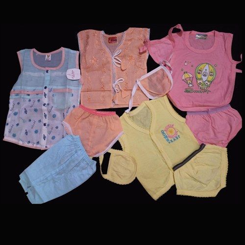 Combo Set For New Born Boy Baby 0-6 Months Multi dress Multi Color Cotton
