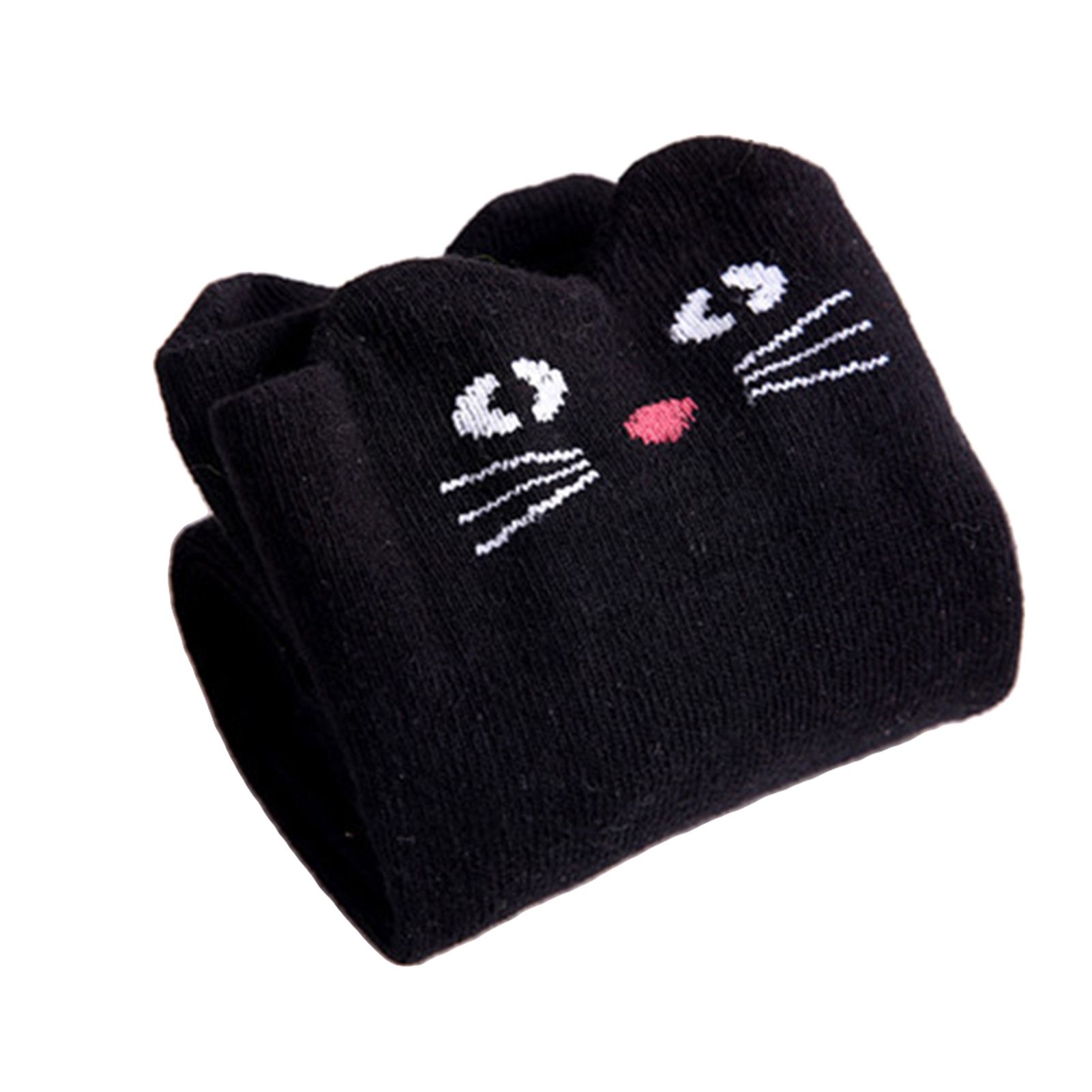 1Pair Socks Cartoon Pattern Knee Overing Cotton Girl Fashion Stockings for Autumn