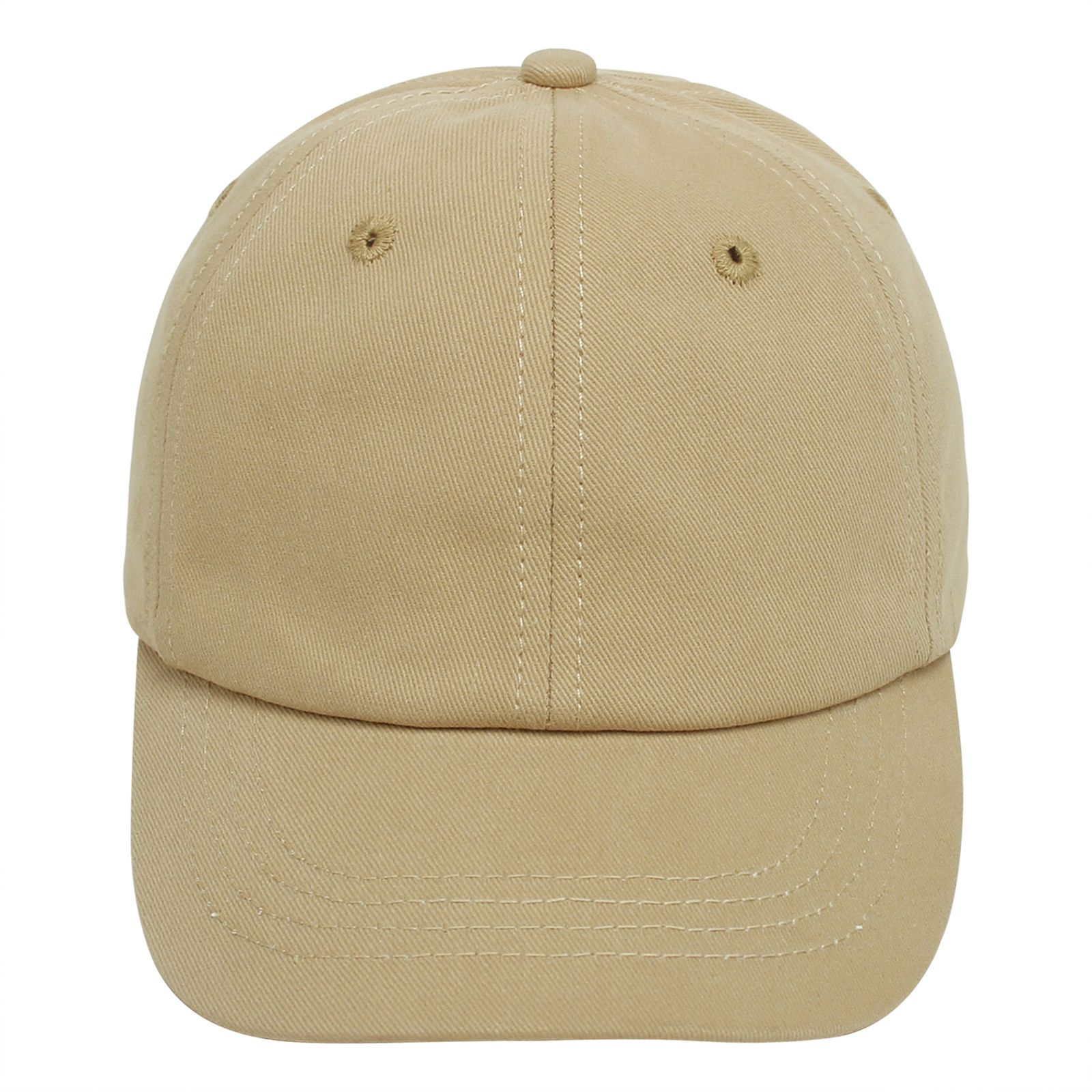 Kids Baseball Sun Hat, Casual Style Solid Color Adjustable Polyester Cotton Summer Outdoor Accessory