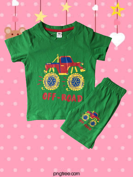 Boys Kids tshirt children's short-sleeved t-shirt set boys multi color stripes Soft cotton