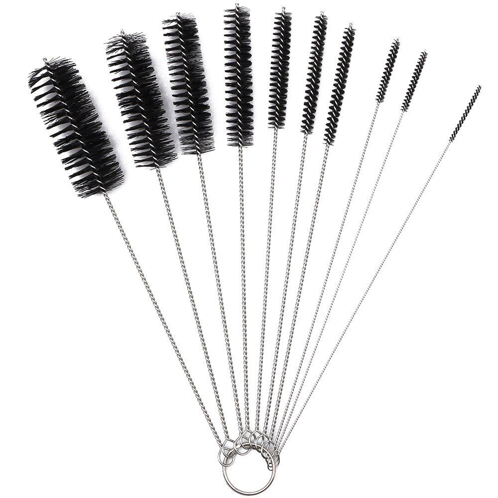 2/5/7/10Pcs Baby Bottle Brush Set Baby Nipple 360-degree Rotating Clean Sponge Spout Cup Brush Kit Bottle Clean Tool