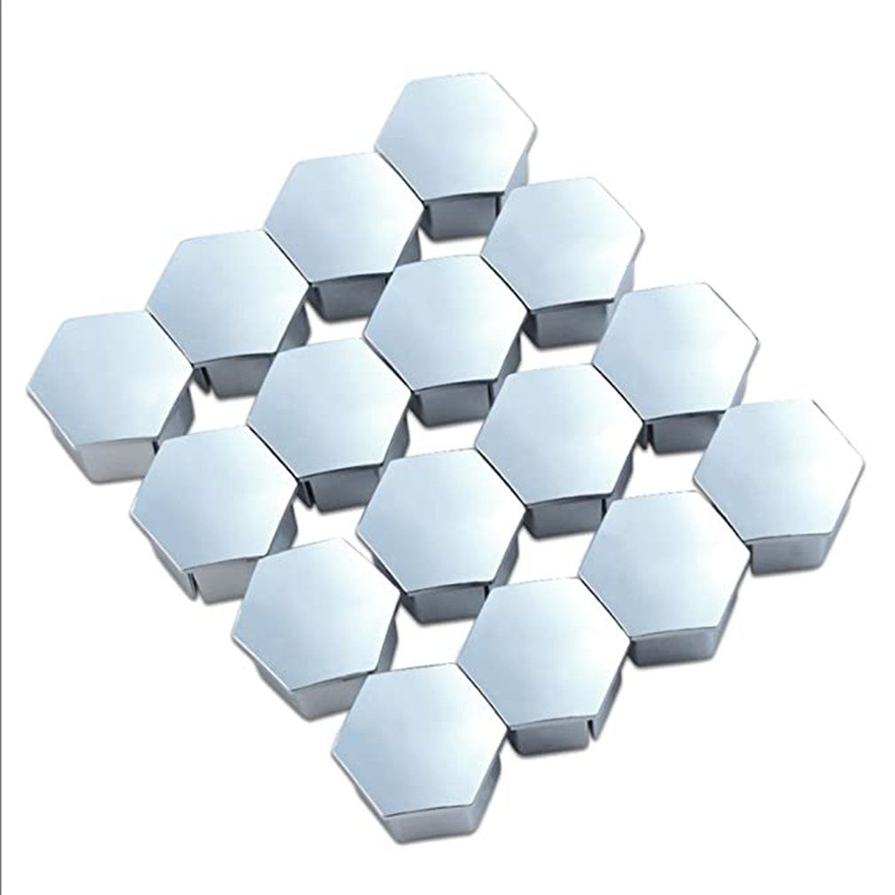 16 Pcs 19mm Tire Screw Cap Metric Hex Bolt Cap For Peugeot 307 308 408 206 207