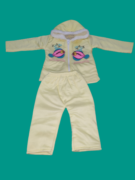 New Born Baby Woolen Dress Set (0-6 mnths)
