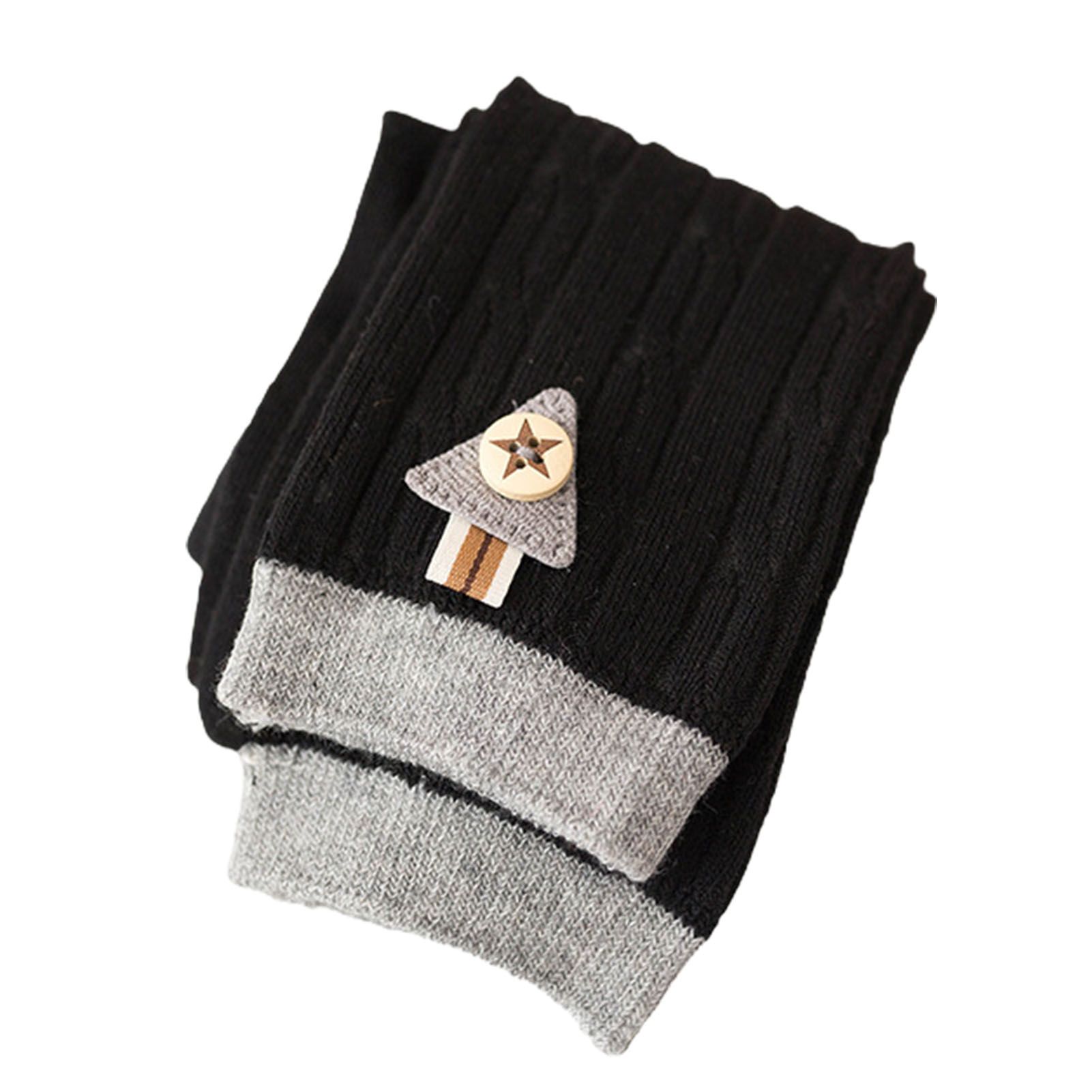 Kids Leggs Star Button Design Simple Pure Color Kids Leggs