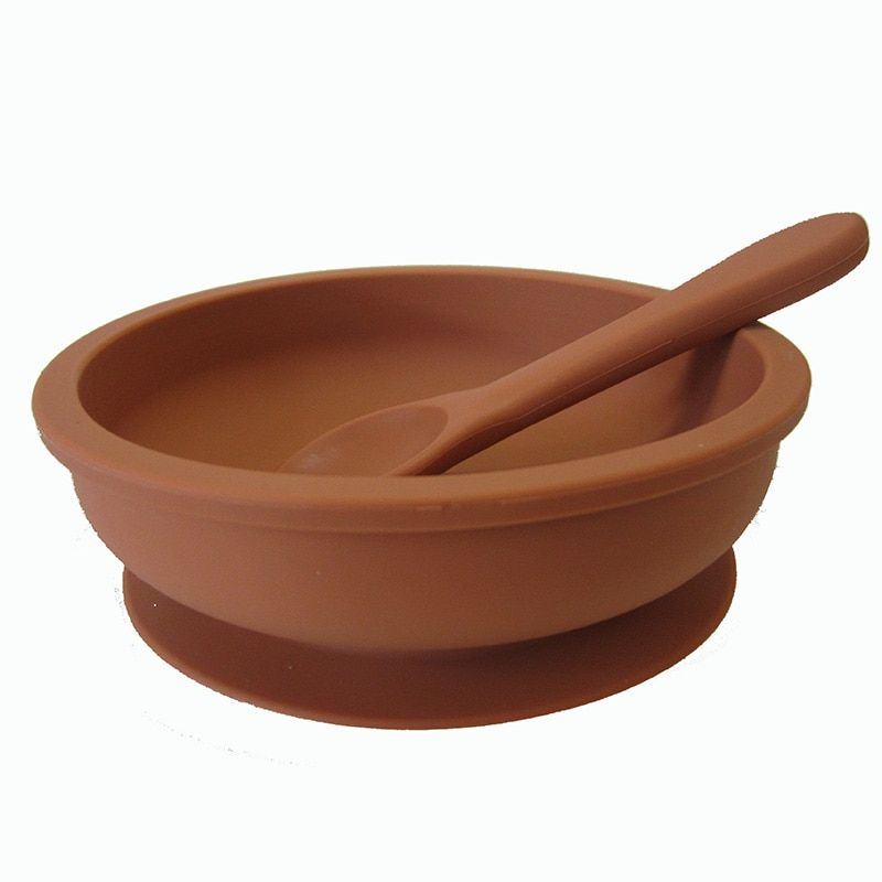 Baby Feeding Bowl Food Grade Silicone Baby Plate Suction Bowl Baby Infant Waterproof Tableware  Plate Dishes BPA Free
