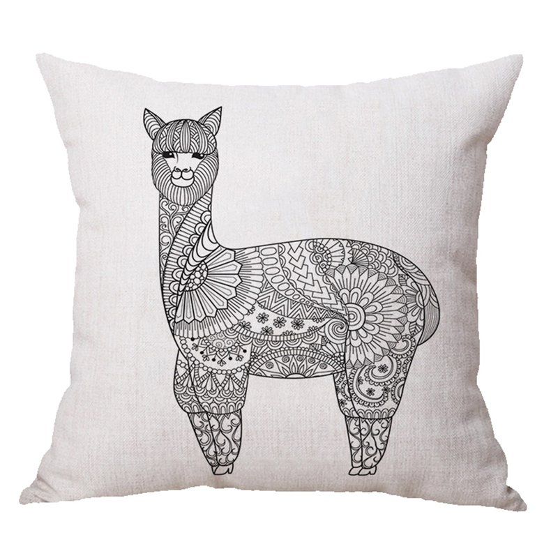 45*45CM Fashion Universal Soft Pillow Cover Case Sofa Cushion Pillow Coverdeer