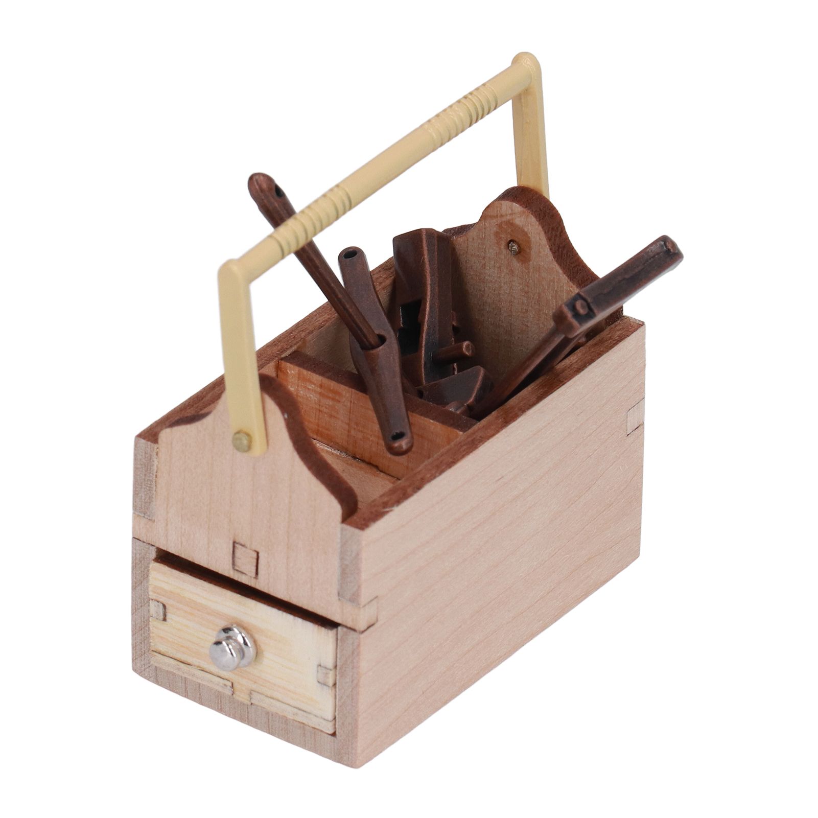 Lan KOU 1:12 Miniature Dollhouse Tools High Simulation Repair Tool Set for Kids Girls Boys