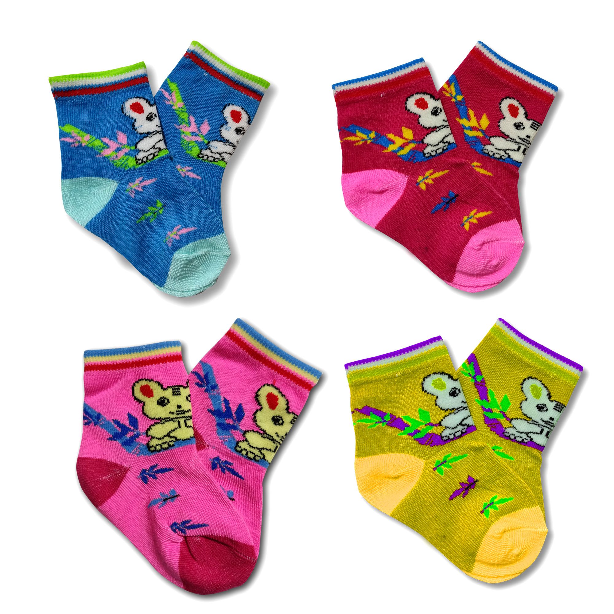 4 Pair kids Socks by Any color