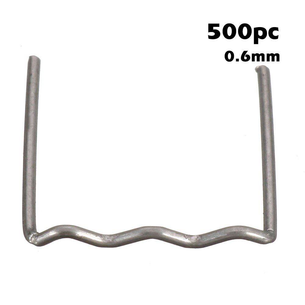 500pcs Hot Stapler Plastic Repair Standard Pre Cut Wave Staples Bumper Bodywork Repairs 0.6mm 0.8mm Wave Staples Welding Wire