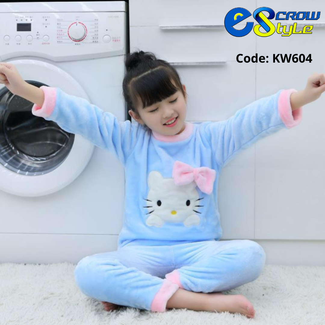 Kids Flannel Winter Set Wear | KW604