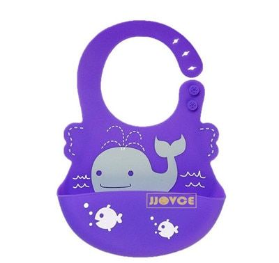 Baby bibs Waterproof silicone feeding Infant saliva towel newborn cartoon aprons Baby Food-grade silicone Bibs