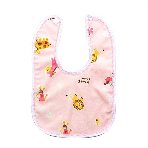 1 Pc Cotton Waterproof Bibs for Baby - Baby Bibs (Multicolor - As Per Stock)