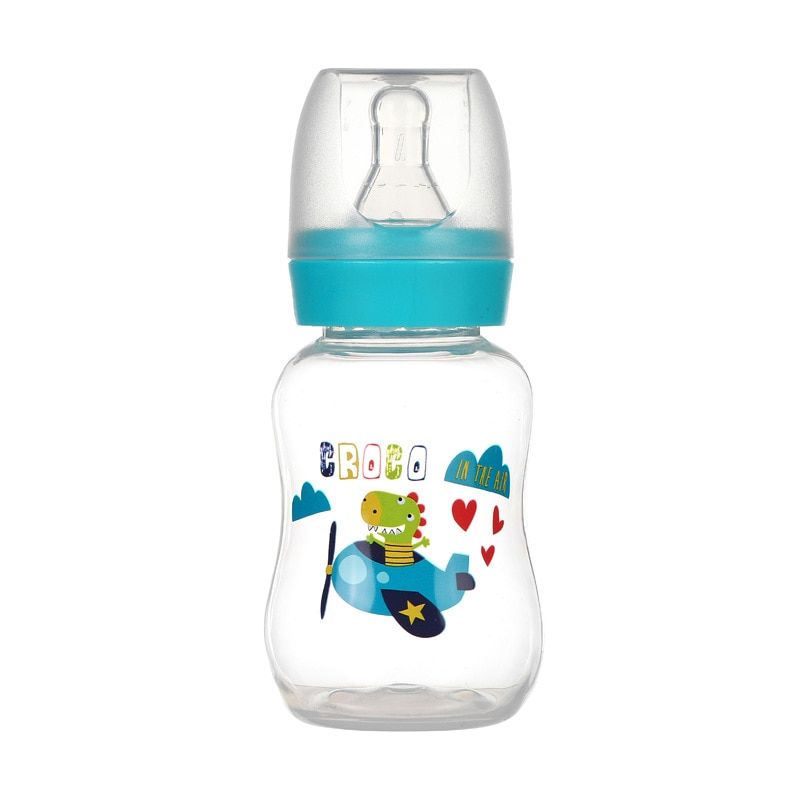 120ML/240ML Standard Diameter Infant Nursing Bottle Feeding Cup With Grip and Neck Nipple Baby Feeding Bottle
