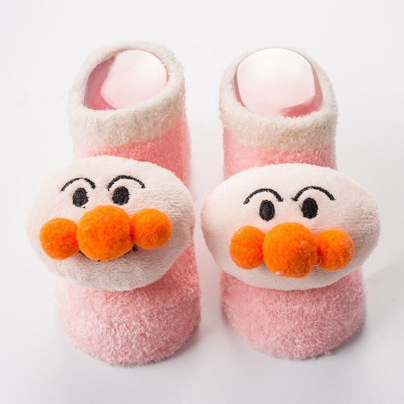 Newborn Baby Socks Anti Slip Socks for Baby Winter Warm Thick Baby Girls Boys Socks Christmas Cartoon Infant Clothes Accessories