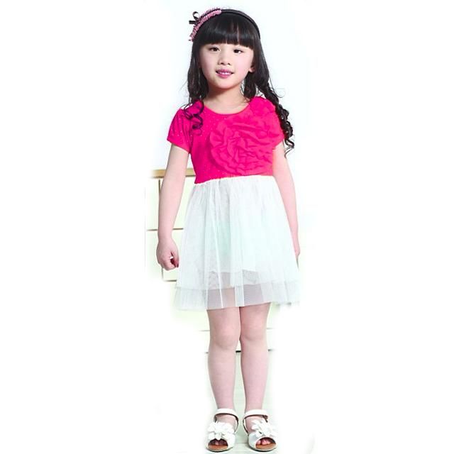Summer Children'S Wear New Female Children Beautiful Flowers White Yarn Dress Baby Girl Clothes Kids Fortnite Toddler Skirt Shorts  Panda Spiderman
