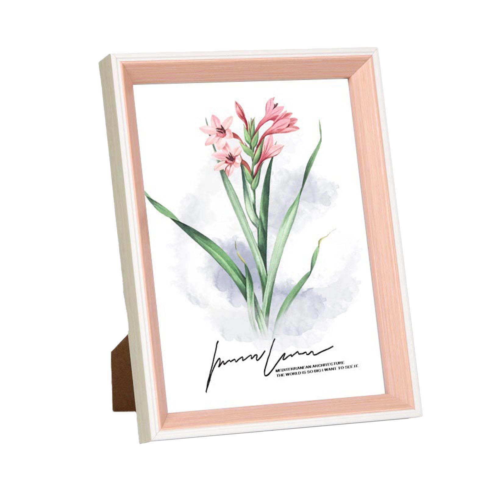 Photo Holder Nordic Style Easy To Install Multi Sizes Fashion Photo Frame Display Home Decor
