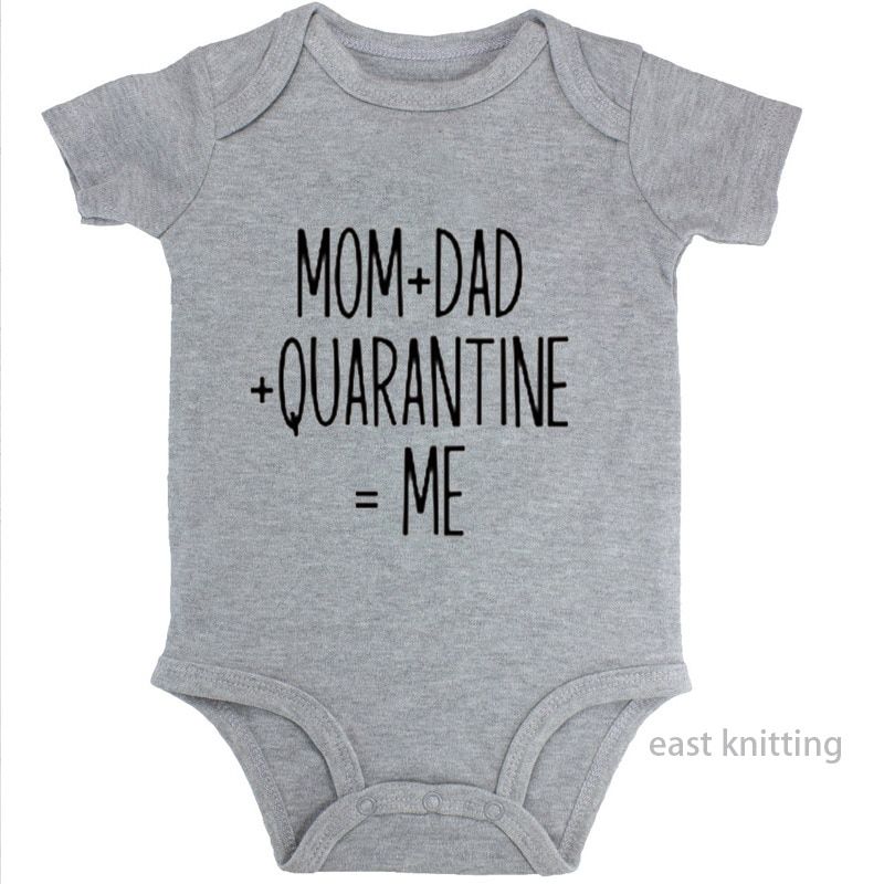Funny Newborn Baby Romper Infant Cotton Short Sleeve Boy Baby Letter Clothes Girl Print Suit Born Crawling Baby 0-24M New