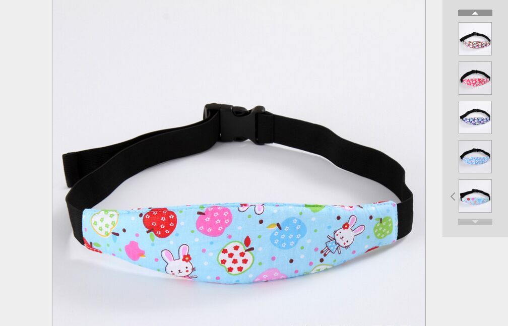 Adjustable ty Pillow Baby For Car Seat Protector Cartoon Baby Kid Toddler Head Positioner Holder Sleep Belt Nap Aid Band
