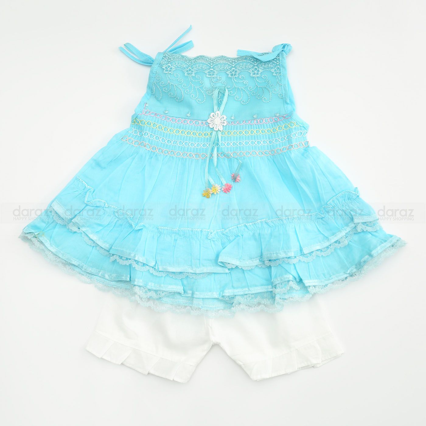 1pice baby party frock with pant