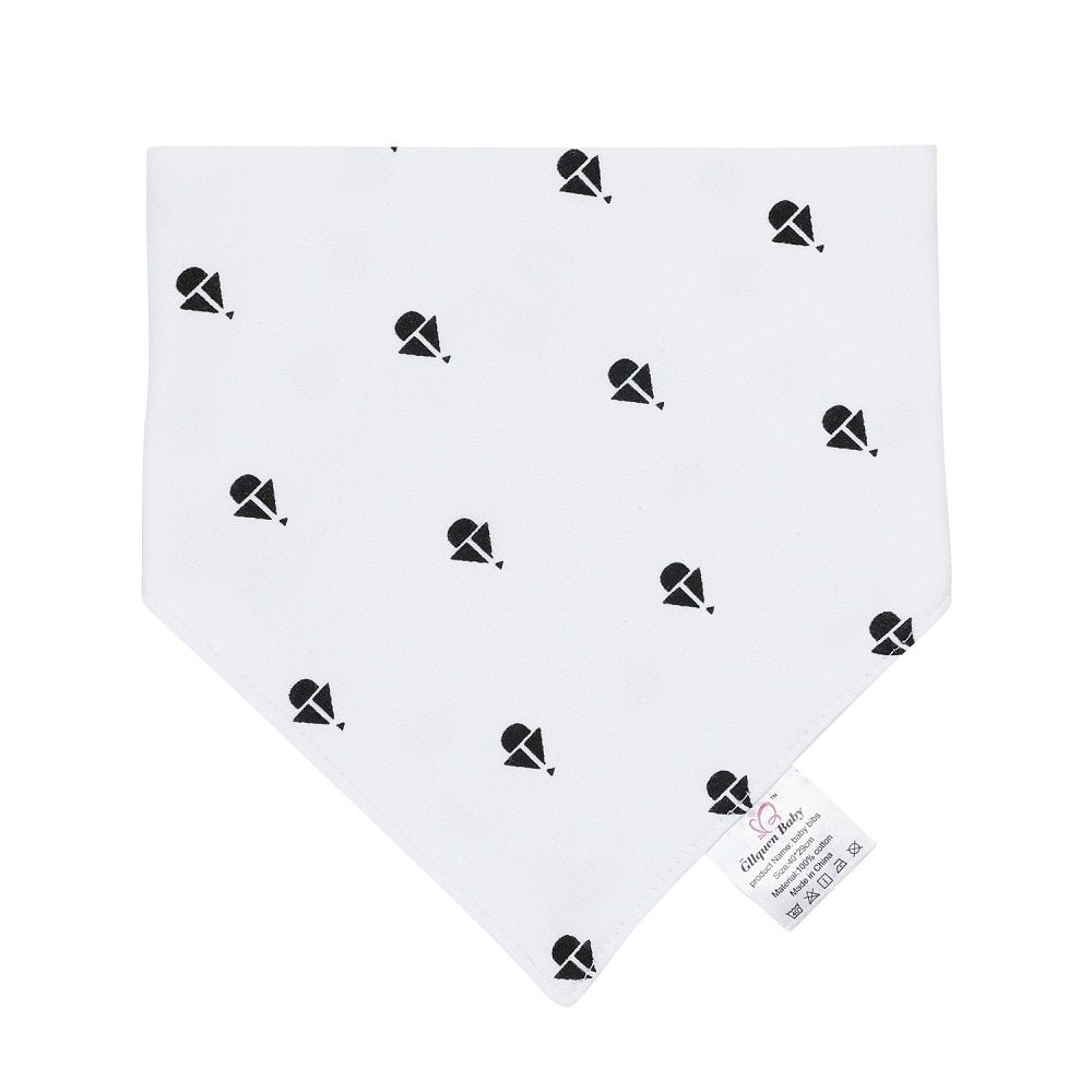 Baby Bib Soft Organic Cotton Baby Drool Cute Triangle Scarf Comfortable Drooling And Teething Towel Saliva Towel For Newborn