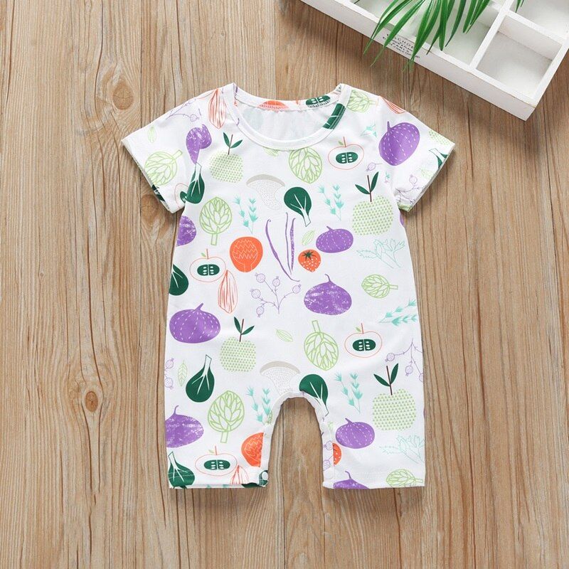 2020 New Baby Newborn Kids Toddler Boys Girls Clothes Sleeveless Short and Long Romper Floral Elephant Jumpsuit Playsuit Sunsuit