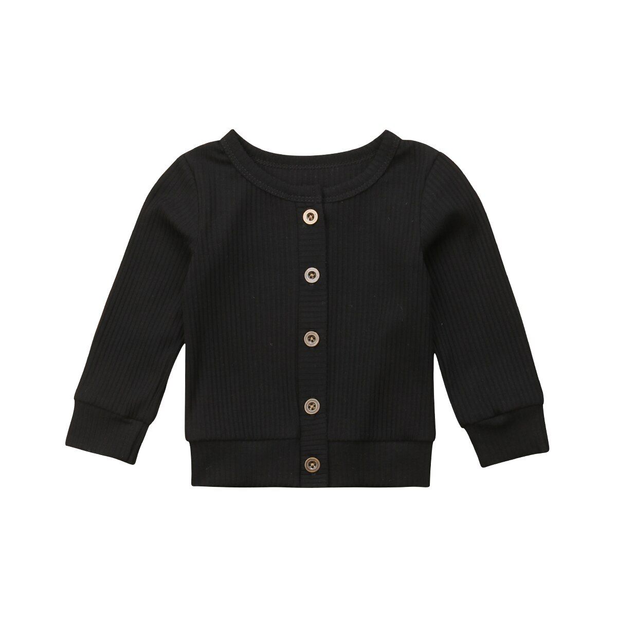 Children Baby Kids Girl Boy Knitted Sweater Cardigan Tops Outfit Colorful Tees
