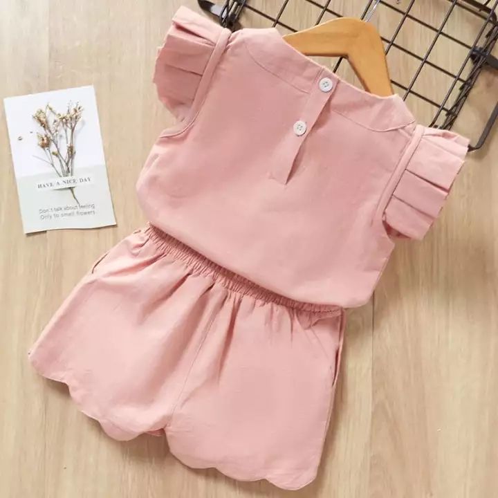 Girls Clothing Sets Summer New Style Brand Baby Girls Clothes short Sleeve T-Shirt+Pant Dress 2Pcs Children Suits For Newborn Baby Clothes Children's Suit For 3-7 Years