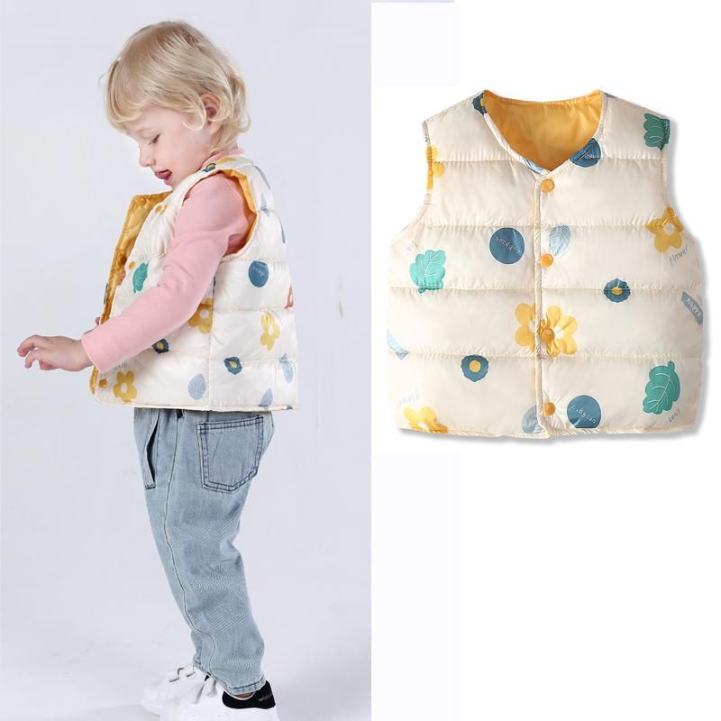 Fashion Baby Girls Winter Clothing Colorful Polka Dot Baby Coats Babies Winter Vest Cotton Coats Toddler Costume