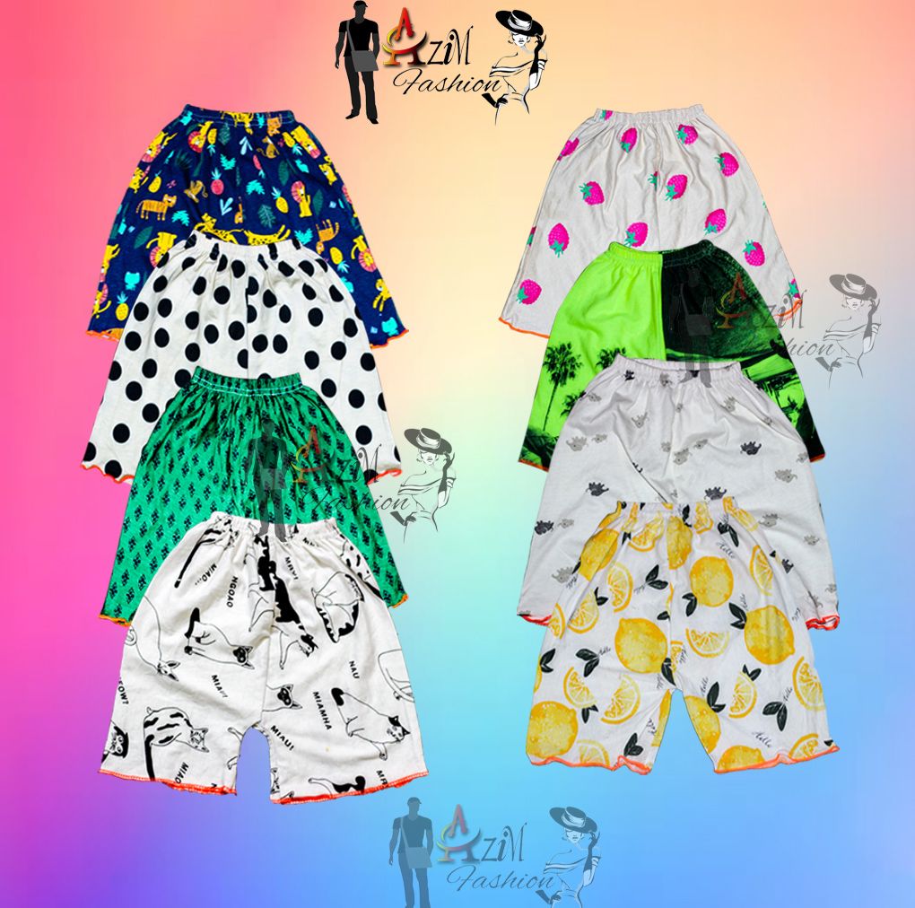 8 Pieces Multi Color for Kids short pant By Any Colors