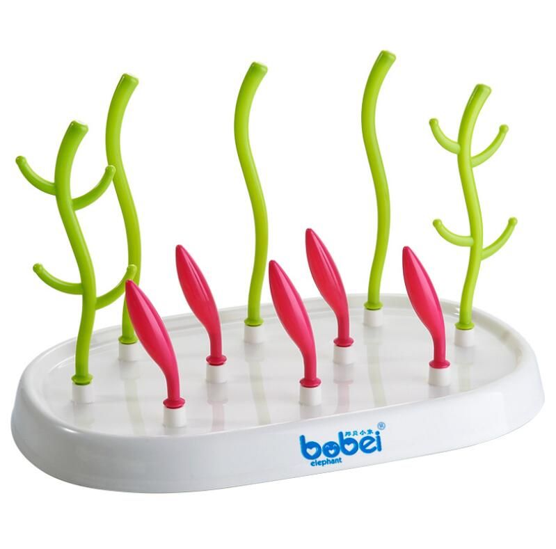 Baby Bottle Drying Rack  with Tray High Capacity Cup Holder for Infant Feeding Accessories BPA Free Deluxe Dry Station