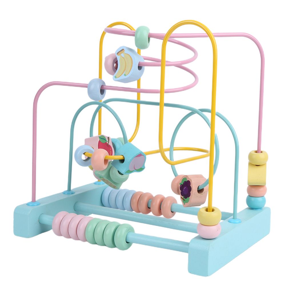 Early Learning Toy Maze Circles Around Beads Exquisite Educational No Need Assemble for Children Kids Toys Playing