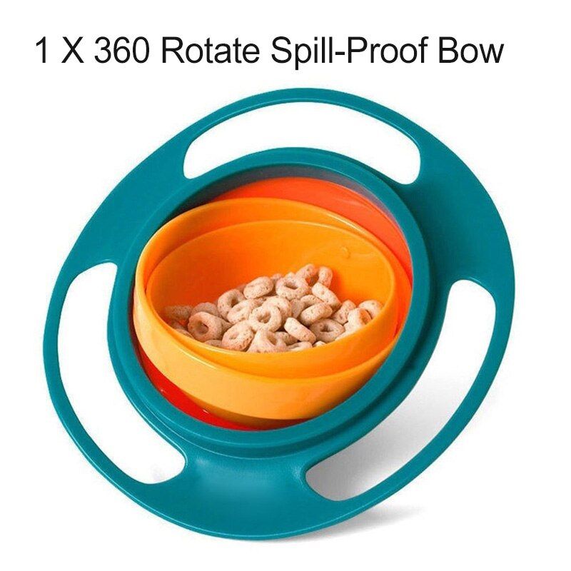 Infant Baby Feeding Bowl With Sucker+Temperature Sensing Training Spoon Baby Tableware Set Kids Feeding Bowl