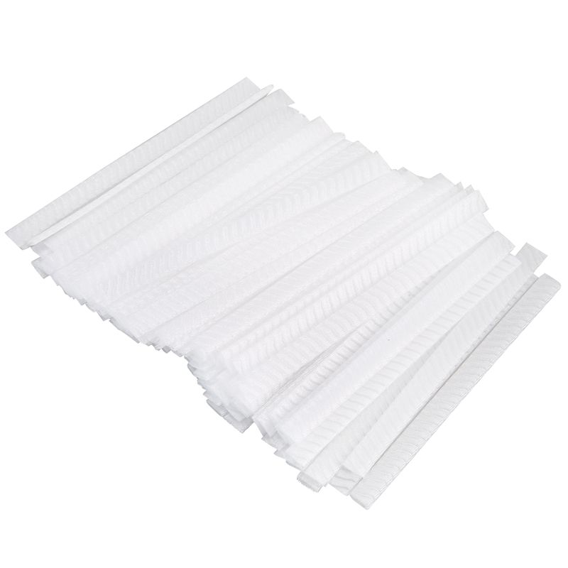TWEXQNY 100 pcs Make Up Brush Pen Netting Cover Mesh Sheath Protectors Guards Protective cover Sheath Net (White)