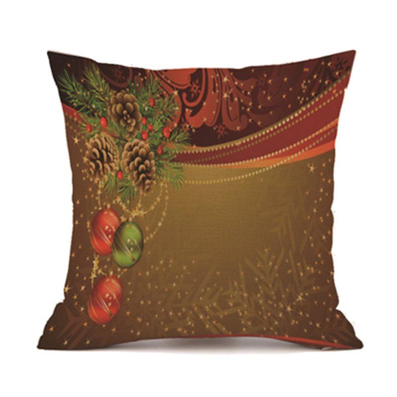 Christmas Pillowcase Creative Car Sofa Cushion Cover Home Party Decoration2