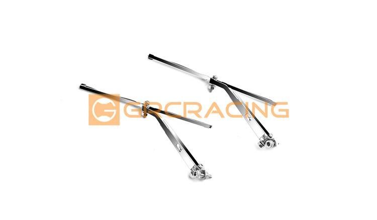 1 pair Silver metal Windshield Wiper For 1/10 1/8 RC Tracked Vehicle Traxxas TRX4 G500 TRX6 G63 K5 SCX10 JKMAX VS-4 KM4 Wiper