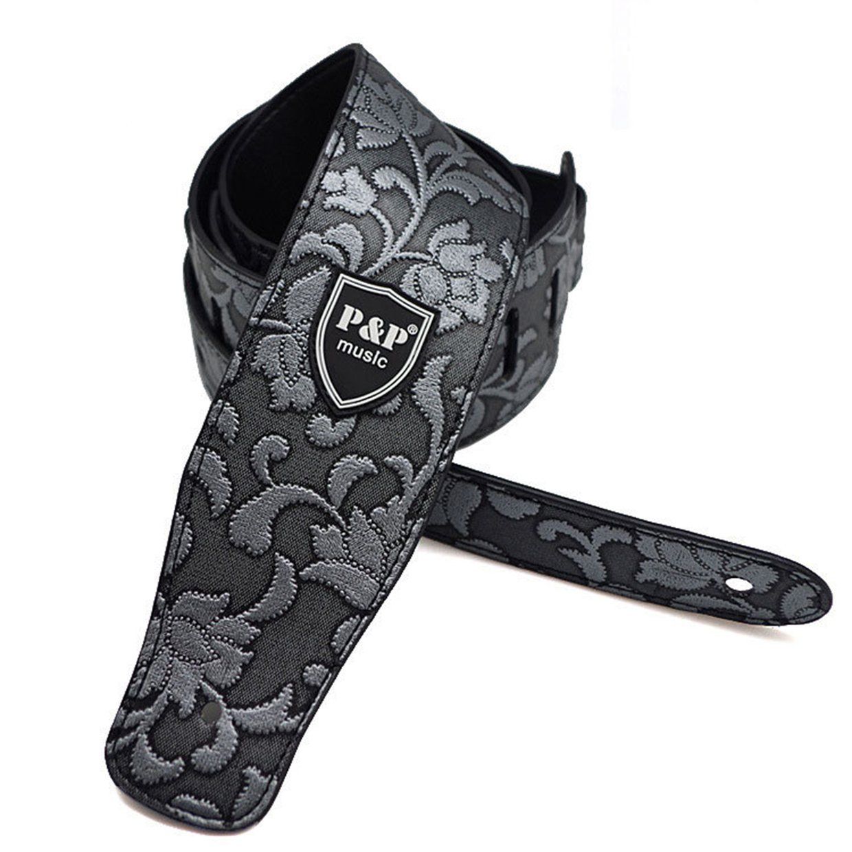 EF P&P Leather   Guitar Strap 2.5 Inch Adjustable Soft Belt Bass Guitar