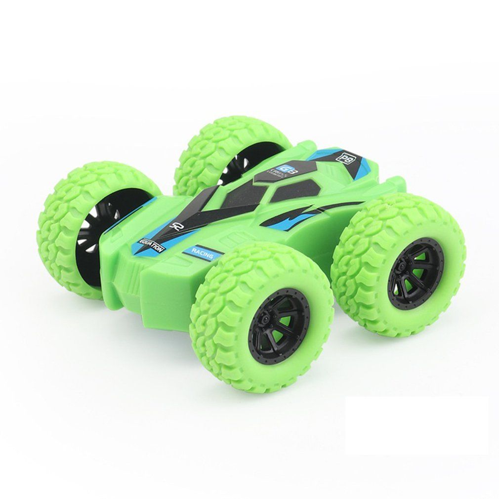 Children Inertia Double-sided Dump Truck Resistant Falling 360 Tumbling Toys