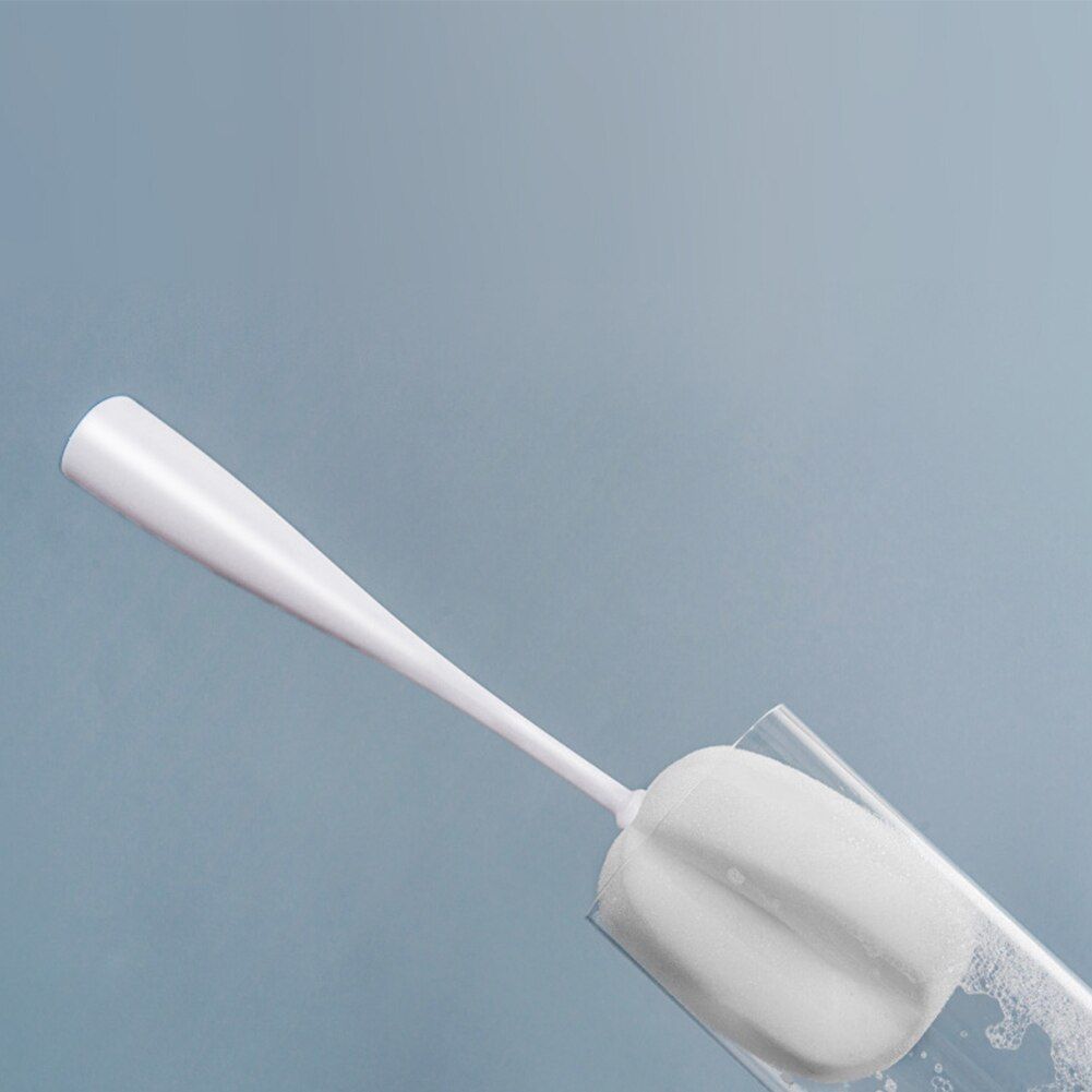 Long Handle Baby Supplies Cleaning Tool Kitchen For Pots Washing Coffee Glass Cup Bottle Brush Sponge Free Standing Home Teapot