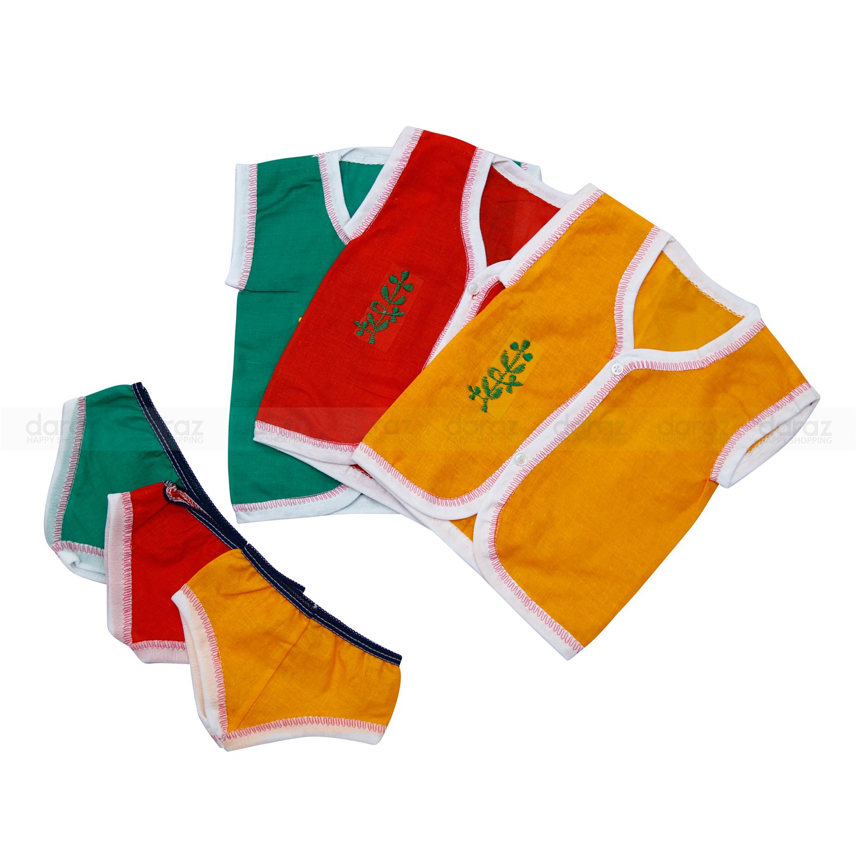 Exclusive Nima And Pant For New Born Baby - Pack of 3 pcs