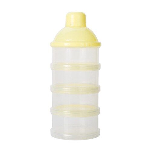 Four-Lattice Portable Infant Milk Powder Container Newborn Baby Melkpoeder Container Bean Food Bottle Snack Candy Storage Box